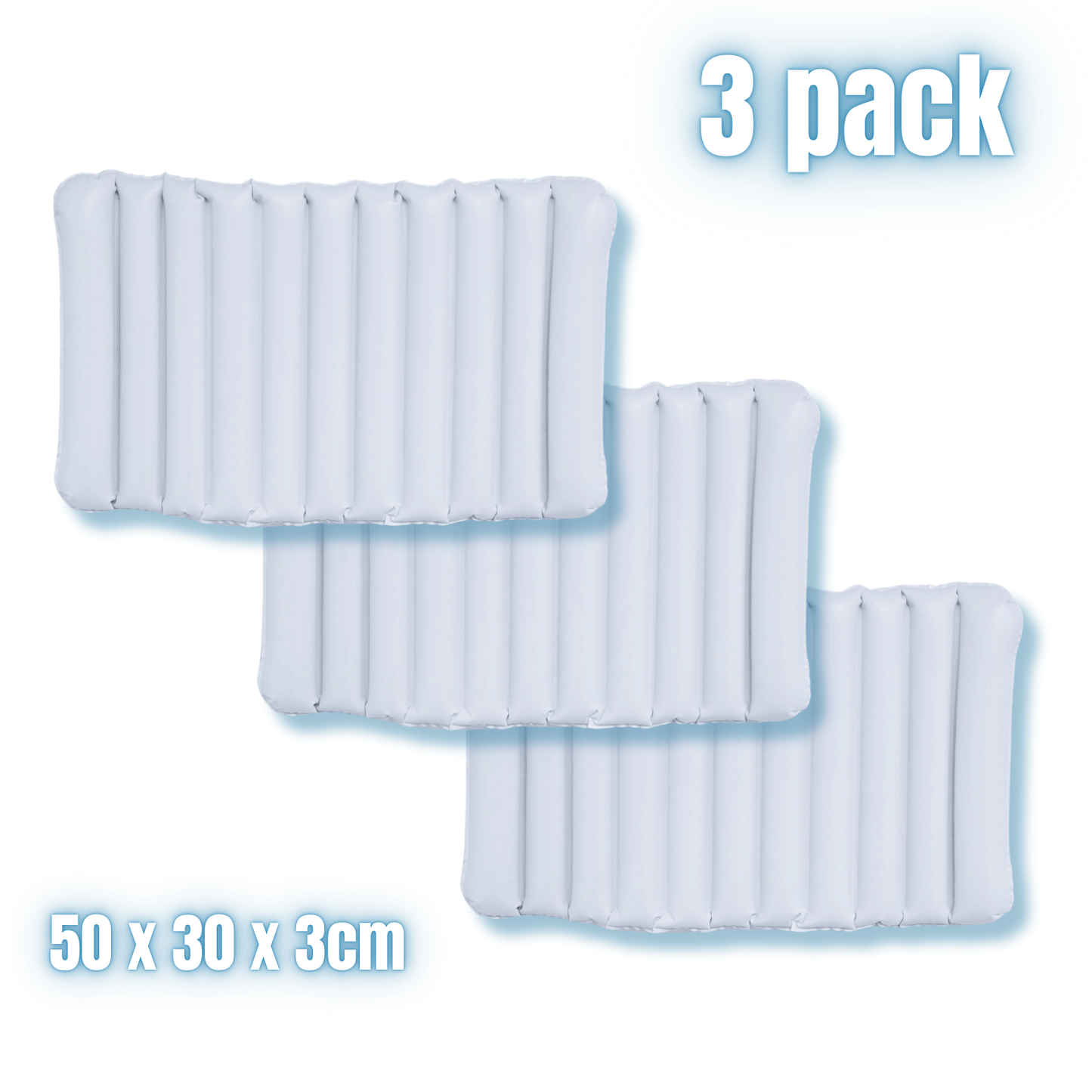 Softer Starts 3-Pack Inflatable Bath Support Pillows